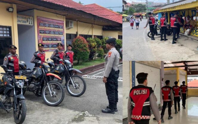 
					Satuan Samapta Polres Tator Intensifkan Patroli disejumlah titik keramaian di Tana Toraja. Foto: Istimewa