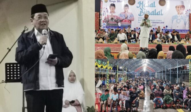 
					Halal Bihalal Pertama Pemerintah Daerah Kabupaten Toraja Utara bersama Masyarakat di ART Center Rantepao, pada Sabtu (10/5/2025). Foto: Istimewa/Vressnews