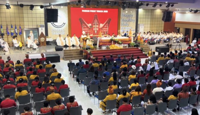 
					Perayaan Paskah PUKAT Toraja Jabodetabek, Cikarang dan Banten Raya, pada Minggu (25/5/2025). Foto: Istimewa