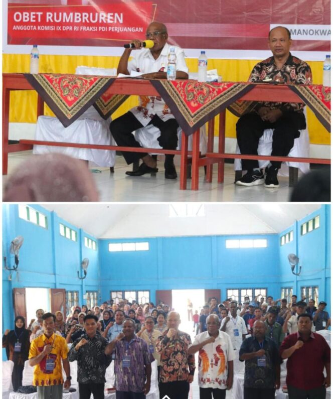 Warga di Distrik Masni Manokwari Antusias Menyambut Program Makan Bergizi Gratis
