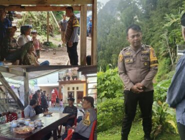 Bhabinkamtibmas Polres Tana Toraja aktif sambangi warga imbau jaga ketertiban dan keamanan. Foto: Istimewa