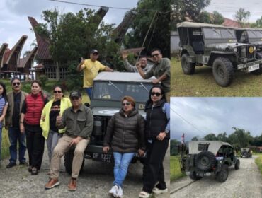 tour Toraja Jeep Adventure mengelilingi keindahan alam Toraja dengan Jeep Willys Costum. Foto: Istimewa