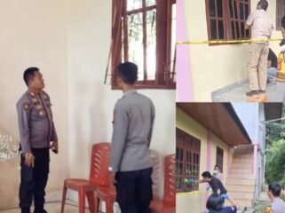 Kasus pencurian di Gereja Katolik Santo Ambrosius La'bo pada Jumat (13 Juni 2025) dan pencurian di Gereja Toraja Jemaat Gloria Ke'pe pada Kamis (12 Juni 2025) di Kecamatan Mengkendek, Tana Toraja. Foto: Istimewa