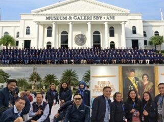 Dewi Sartika Pasande (DSP) saat mengikuti Retret Partai Demokrat yang di gelar di Museum dan Galeri Seni SBY-Ani, Pacitan, Jawa Timur pada 4-6 Juli 2025.