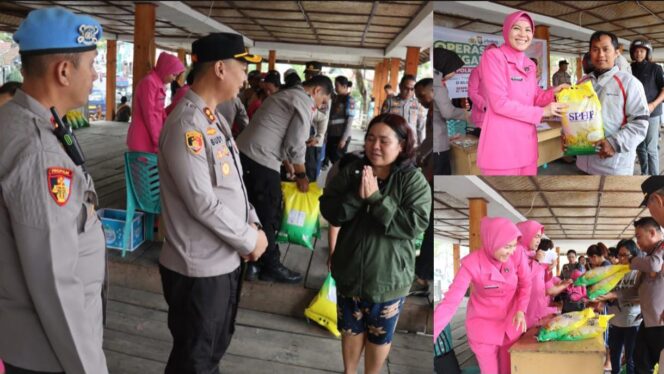 
					Polres Tana Toraja gelar Pasar Murah di Plaza Kolam Makale, Senin (11/8/2025). Foto: Istimewa