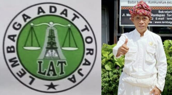 
					Kolase: Ketua Lembaga Adat Toraja (LAT) Benyamin Ranteallo (kanan). Dok. Istimewa