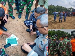 Pencarian hari kedua Helikopter yang bilang di Kalimantan Selatan, pada Selasa (2/9/2025). Foto: Istimewa