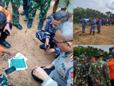 Pencarian hari kedua Helikopter yang bilang di Kalimantan Selatan, pada Selasa (2/9/2025). Foto: Istimewa