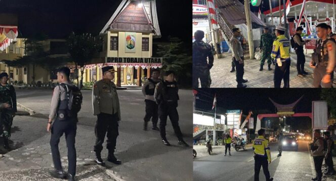 
					Patroli Gabungan Polres Toraja Utara bersama Kodim 1414/Tator di Torut jaga Kamtibmas. Foto: Istimewa