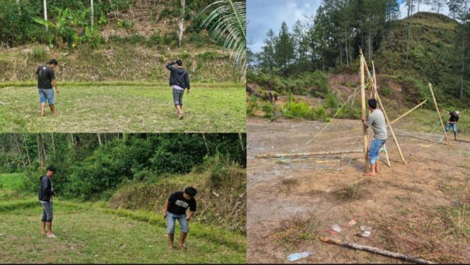 
					Penggerebekan dan pembubaran lokasi yang diduga jadi arena Sabung Ayam di Tana Toraja, Minggu (5/10/2025). Foto: Istimewa