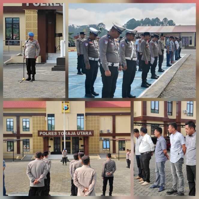 
					Kasi Propam Polres Toraja Utara Sosialisasikan Larangan Hidup Hedon Bagi Personel dan Keluarganya