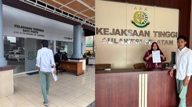 
					Celebes Law And Transparency (CLAT) secara resmi mengajukan pengaduan ke Kejaksaan Tinggi Sulawesi Selatan. Foto: Istimewa
