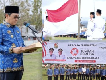 Peringatan Hari Sumpah Pemuda ke 97 di Toraja Utara, Selasa (28/10/2025). Foto: Istimewa