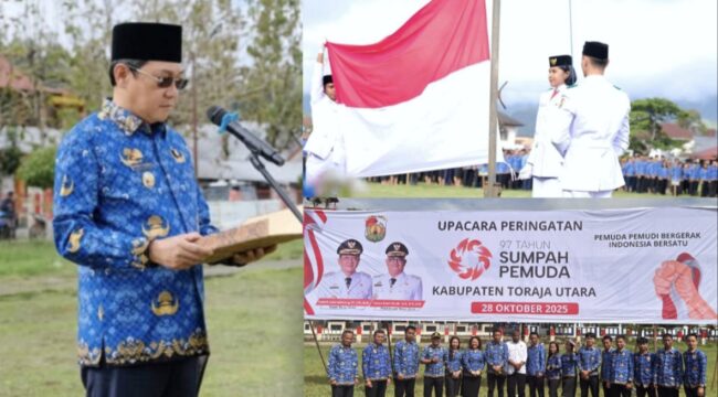 Peringatan Hari Sumpah Pemuda ke 97 di Toraja Utara, Selasa (28/10/2025). Foto: Istimewa