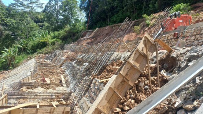 
					Proyek Sistem Dasar  Penanggulangan Bencana di kecamatan Kurra sesuai spesifikasi teknis. Foto: Istimewa