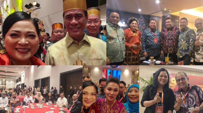 
					Foto Kolase Dewi Sartika Pasande saat mengikuti Mukernas dan Perayaan HUT ke 49 KKSS. Dok: Istimewa