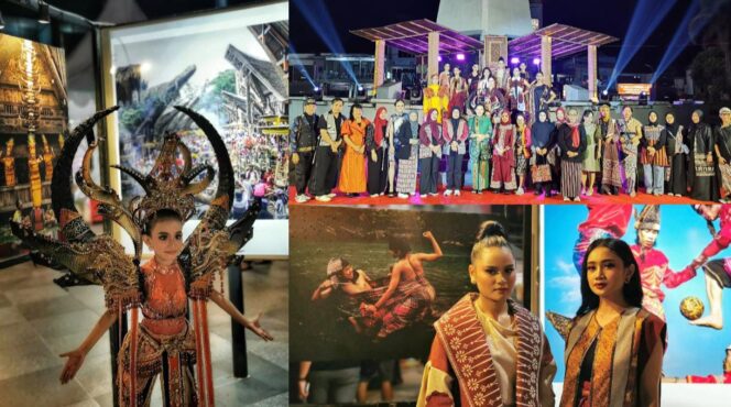 
					Elegansi Tenun Toraja di Toraja Highland Festival 2025. Foto: Istimewa