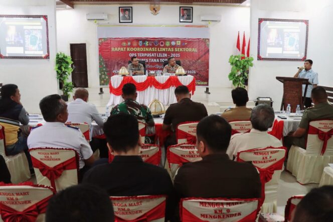 
					Jelang Nataru, Polres Tator Gelar Rakor Lintas Sektoral Operasi Lilin 2025