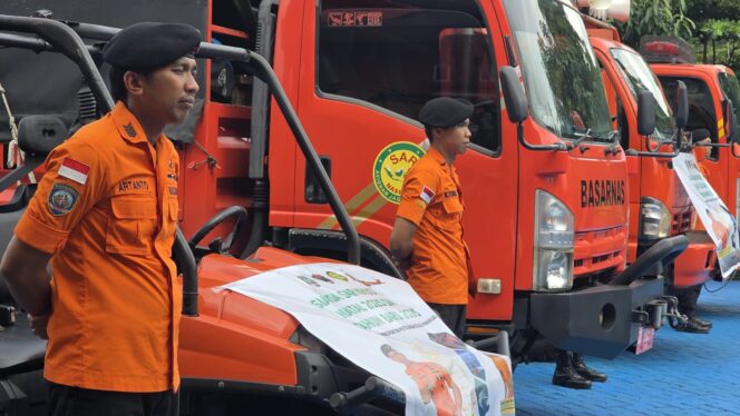 
					Basarnas Makassar siaga Natal dan Tahun Baru 2026. Foto: Istimewa