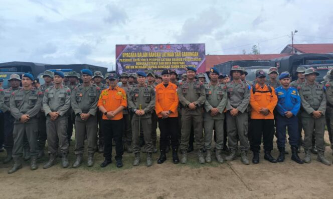 
					Sat Brimob Polda Sulsel Batalyon B Parepare gelar pelatihan antisipasi bencana. Foto: Istimewa