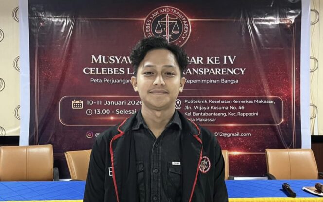 
					Rifki Ramadhan terpilih sebagai Ketua Celebes Law and Transparancy (CLAT) yang baru. Foto: Istimewa