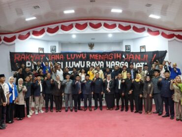 DPRD Luwu Raya dukung Pemekaran Provinsi Luwu Raya. Foto: Istimewa