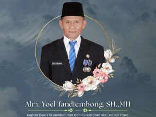 Almarhum. Yoel Tandiembong, Kepala Dinas Kependudukan dan Pencatatan Sipil Toraja Utara. Foto: Dinas Kebudayaan dan Pariwisata Toraja Utara