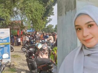 Lokasi kejadian perampokan BRILink yang menewaskan Ririn (31). Foto: Istimewa