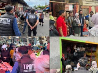 Polres Toraja Utara dan Pihak terkait melakukan Pemantauan harga dan mutu makanan di Bulan Suci Ramadan, Kamis (19/2/2026). Foto: Istimewa