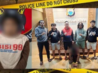 MP terduga pelaku saat diamankan Satreskrim Polres Toraja Utara. Foto: Istimewa