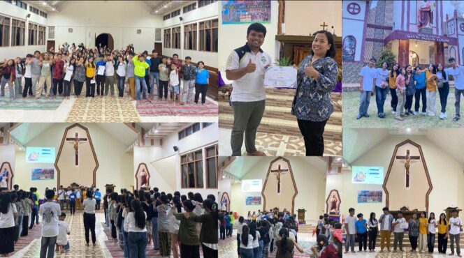 
					Smart Soul Club (SSC) secara resmi bersama Orang Muda Katolik (OMK) Paroki Kristus Imam Agung Abadi Sangalla menandatangani Komitmen Anti Bullying. Foto: Istimewa