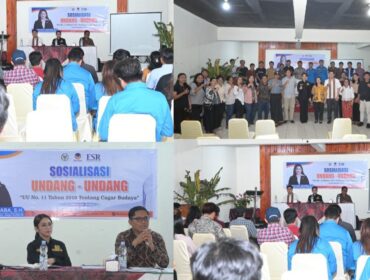 kegiatan sosialisasi Undang-Undang tentang Cagar Budaya bersama organisasi kepemudaan dan Aliansi Masyarakat Adat Nusantara (AMAN) Toraja. Foto: Istimewa