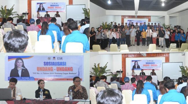kegiatan sosialisasi Undang-Undang tentang Cagar Budaya bersama organisasi kepemudaan dan Aliansi Masyarakat Adat Nusantara (AMAN) Toraja. Foto: Istimewa