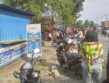 Lokasi perampokan yang menewaskan Ririn (31) di Walmas, Kabupaten Luwu. Foto: Istimewa