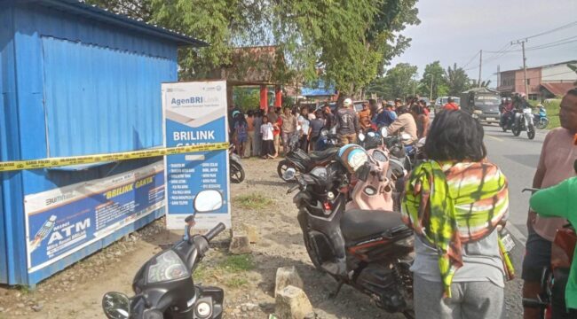 Lokasi perampokan yang menewaskan Ririn (31) di Walmas, Kabupaten Luwu. Foto: Istimewa