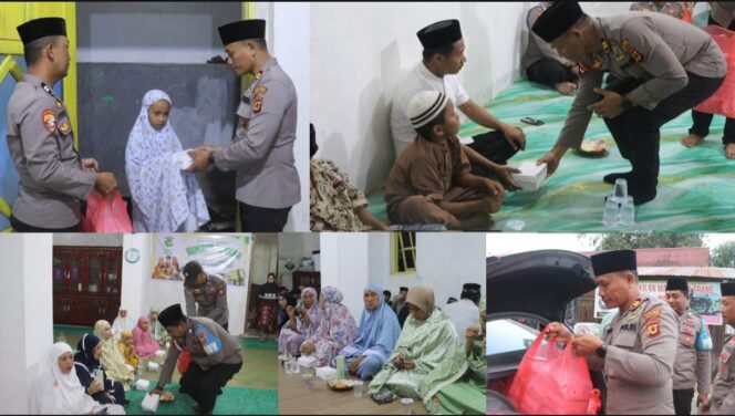 
					Kapolsek Sesean Iptu. Anthon Tonapa bersama personil berbagi takjil dan buka puasa dengan warga di Masjid Husain Mu'minin, pada Senin (2/3/2026). Foto: Istimewa/dok.vressnews
