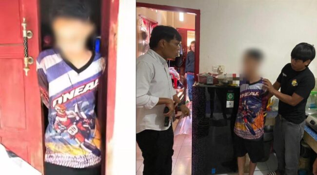 Pelaku IA (18) saat diamankan Polisi. Foto: Istimewa