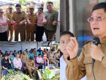 Bupati Toraja Utara, Frederik Victor Palimbong resmikan SPPG Palawa'. Foto: Istimewa