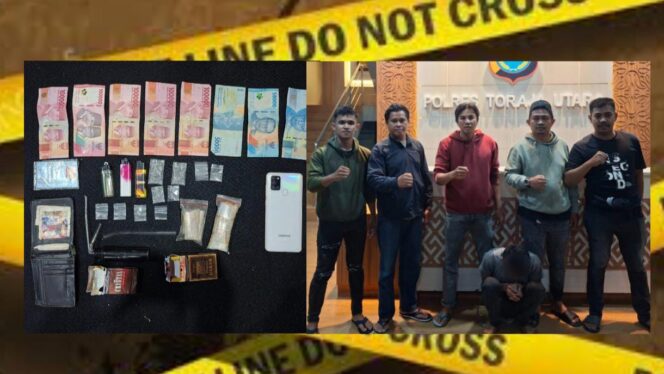 
					Satresnarkoba Polres Toraja Utara tangkap 2 orang penyalahgunaan Narkoba. Foto: Istimewa