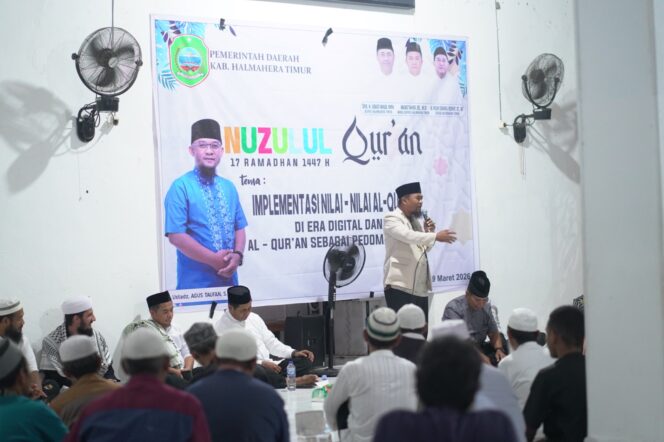 
					Bupati Halmahera Timur Hadiri Peringatan Nujulul Qur’an Yang Digelar di Desa Toboino Kecamatan Wasile Timur