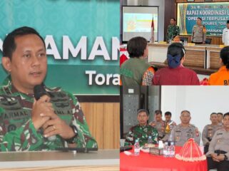 Letkol Inf. Armal Dandim 1414/Tator saat memberikan sambutan, pada Kamis (12/3/2026). Foto: Istimewa