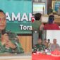 Letkol Inf. Armal Dandim 1414/Tator saat memberikan sambutan, pada Kamis (12/3/2026). Foto: Istimewa