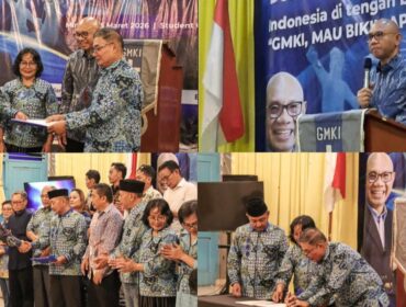 Pelantikan Pengurus Cabang Perkumpulan Senior (PCPS) GMKI Makassar periode 2026-2029. Foto: Istimewa