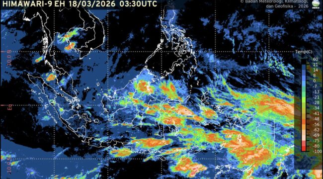 Prakiraan Cuaca BMKG Toraja. Foto: Istimewa