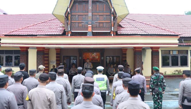 
					Apel pengamanan malam takbiran dan shalat Idul Fitri 2026. Foto: Istimewa