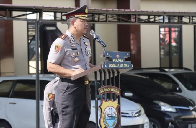 
					AKBP. Stephanus Luckyto Kapolres Toraja Utara. Foto: Istimewa