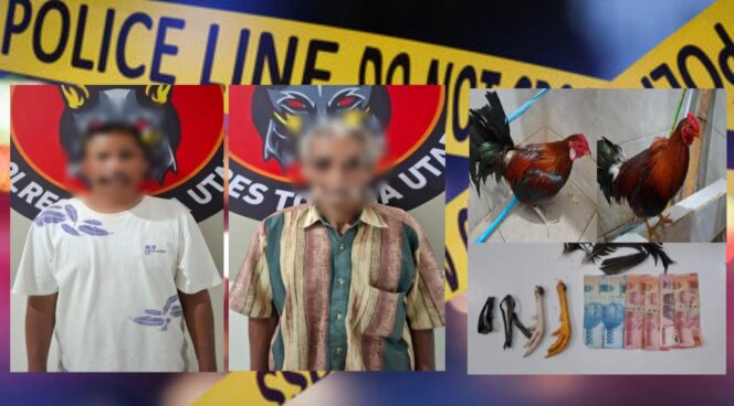 
					Pelaku judi sambung ayam di Bentar diamankan Polisi. Foto: Istimewa/Vressnews