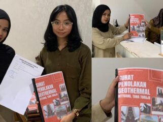 Aliansi Masyarakat Toraja Tolak Geothermal melayangkan Surat Penolakan Proyek Geotermal di Bittuang Tana Toraja. Foto: Istimewa