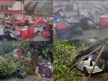 Badai Angin Kencang terjang Toraja Utara, Kamis (9/4/2026). Foto: Istimewa/Vressnews