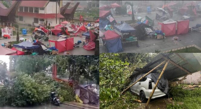 
					Badai Angin Kencang terjang Toraja Utara, Kamis (9/4/2026). Foto: Istimewa/Vressnews